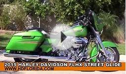 2015 Harley Davidson Street Glide Radioactive Green New