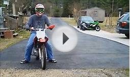 Fun with a cheap 125cc dirt bike